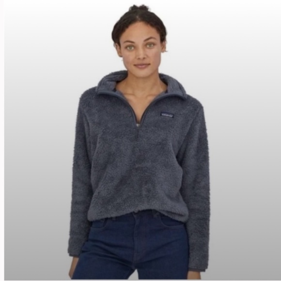Women’s Smoulder Blue Sherpa  1/4-Zip Jacket/Pullover - Picture 5 of 8